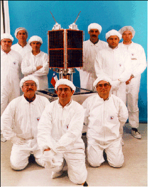 Foto primeros ingenieros satelitales